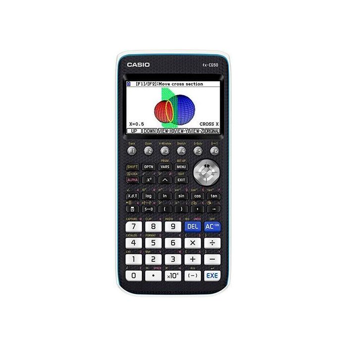 Casio Calculadora Gráfica Fx-Cg50 Pantalla Color Alta Resolución 216x384 Px Negro Casio Calculadora Gráfica Fx-Cg50 Pantalla Color Alta Resolución 216x384 Px Negro