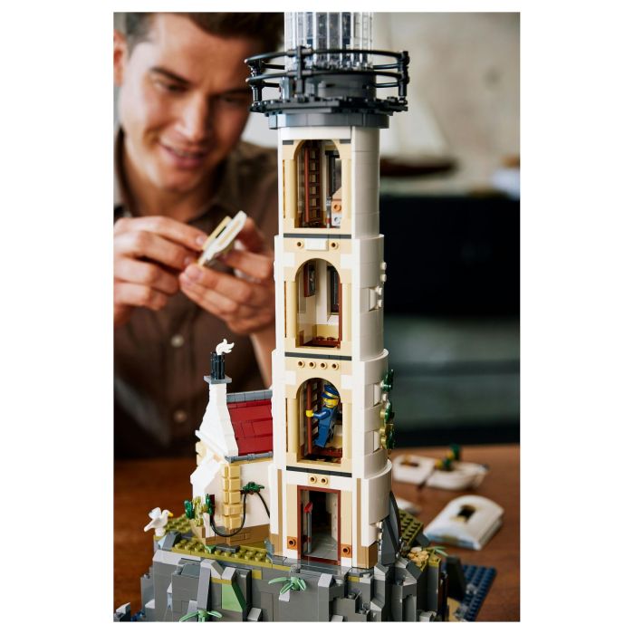 LEGO Ideas 21335 Motorisierter Leuchtturm (Faro Motorizado) - Juego de Construcción 2065 Piezas para Adultos