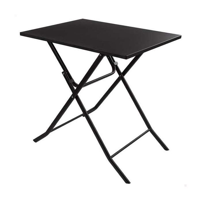 Mesa cuadrada plegable de metal aktive 70x50x70 cm Mesa cuadrada plegable de metal aktive 70x50x70 cm