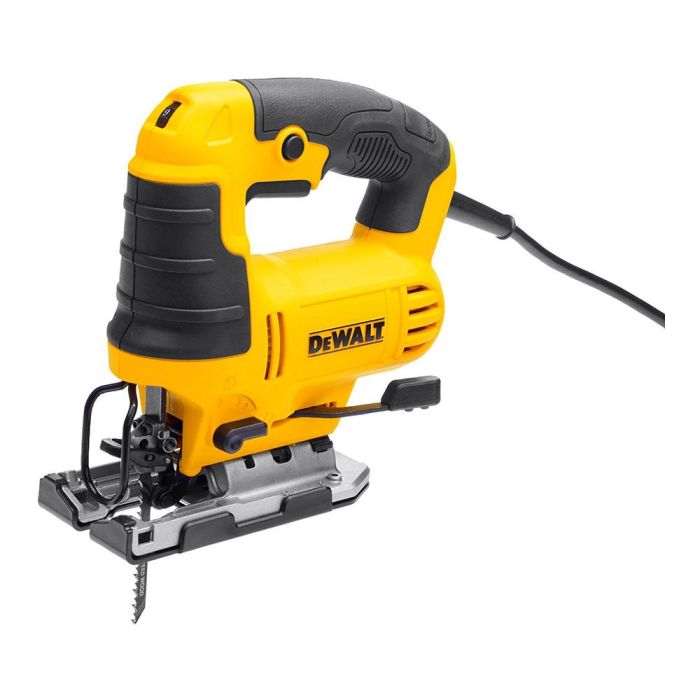 DEWALT DWE349-QS Sierra de Calar Electrónica 650W, Regulación Velocidad, Acción Pendular y Cambio de Hoja sin Herramientas