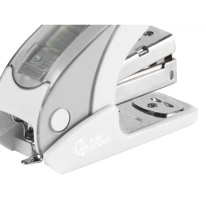 Liderpapel Grapadora Micro con Regalo 1000 Grapas 24/6 26/6, Capacidad 20 Hojas, Blanco 2