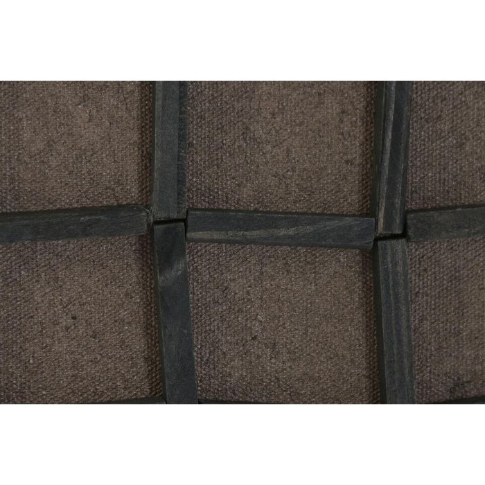 DKD Home Decor Cuadro Oriental de Madera Reciclada Pino Marrón Negro 4 x 82 x 62 cm (2 Unidades) 2