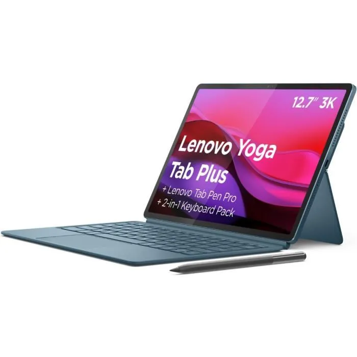 Tableta Lenovo Yoga Tab Plus - 12,7" 3K LTPS - 16 GB de RAM - 256 GB de almacenamiento - Azul + Teclado + Lápiz óptico 0 Tableta Lenovo Yoga Tab Plus - 12,7" 3K LTPS - 16 GB de RAM - 256 GB de almacenamiento - Azul + Teclado + Lápiz óptico 0