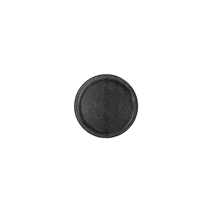 PLATEX Bandeja Camarero Dragon Noir 36 cm - Antideslizante, Fácil de Lavar, Hecha en una Pieza