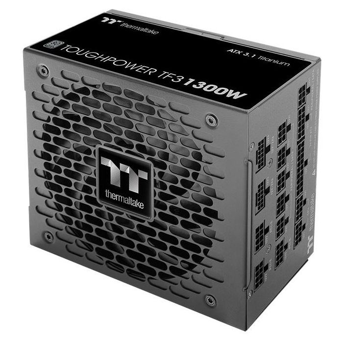 Thermaltake TF3 1300W Fuente de Alimentación ATX 1300W, Totalmente Modular, 80 PLUS Titanium para PC - Negro 2