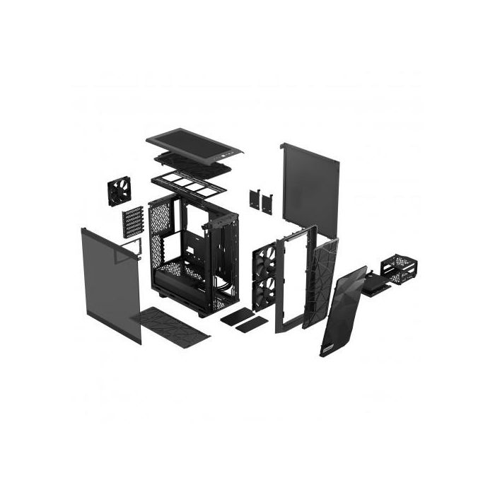 Fractal Design Meshify 2 Compact Negro 17 Fractal Design Meshify 2 Compact Negro 17