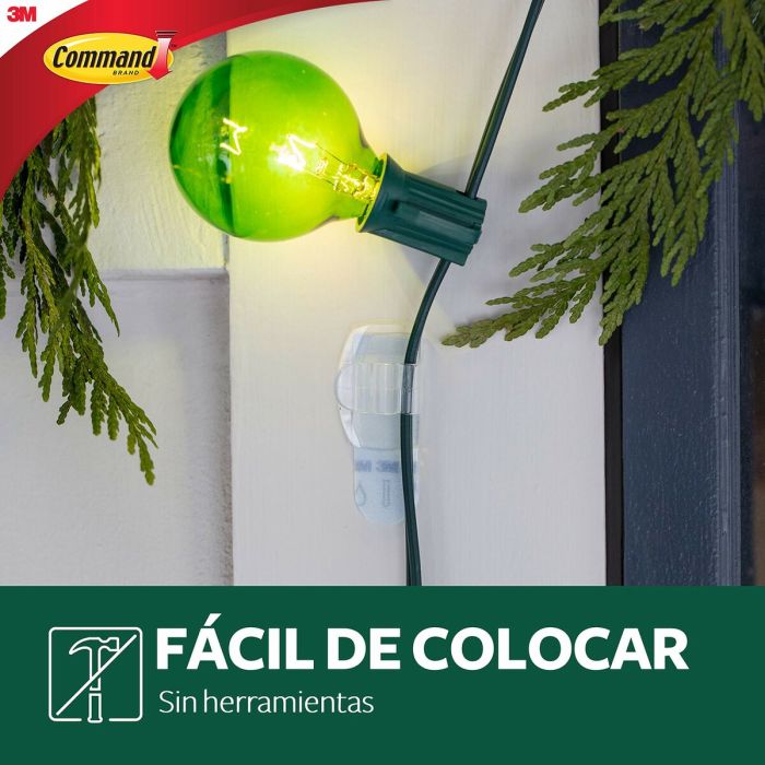 Gancho para colgar 3M Transparente Plástico (8 Unidades) 9 Gancho para colgar 3M Transparente Plástico (8 Unidades) 9