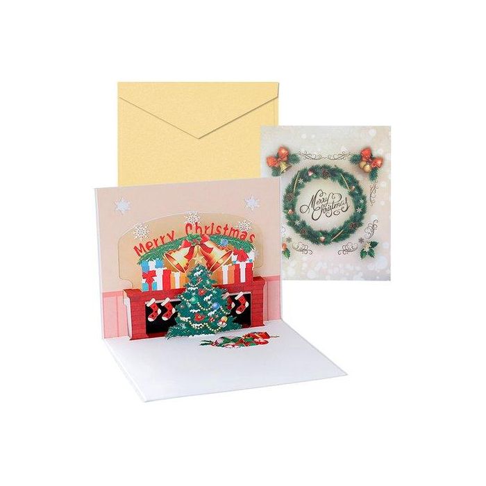 Christmas Dohe 3D 150X160 Chimenea