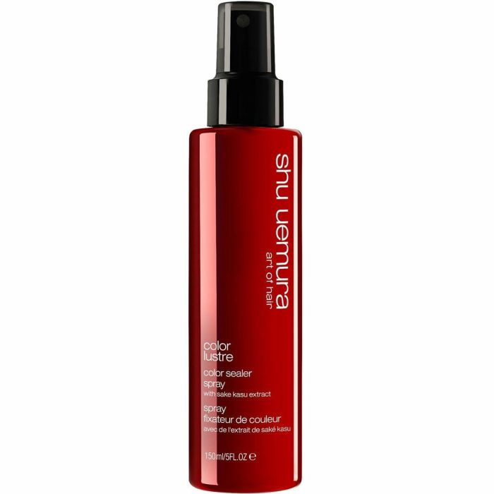 Shu Uemura COLOR LUSTRE Spray Protector Cabello Teñido 150ml - Brillo Intenso, Mantiene Color, Con Niacinamida y Sake Kasu, Sin Aclarado