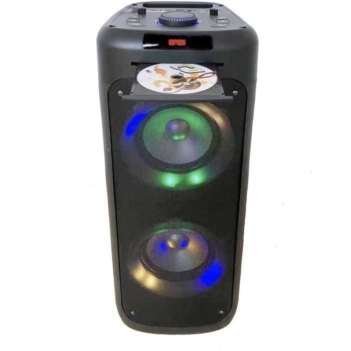 Altavoz de luz con unidad de CD INovalley MS06 -CD -XXL - Bluetooth 5.0 - 1000W - Función de karaoke 1