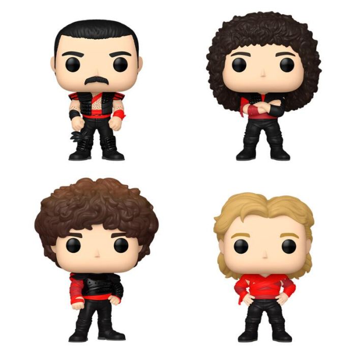Blister 4 figuras POP Queen 1