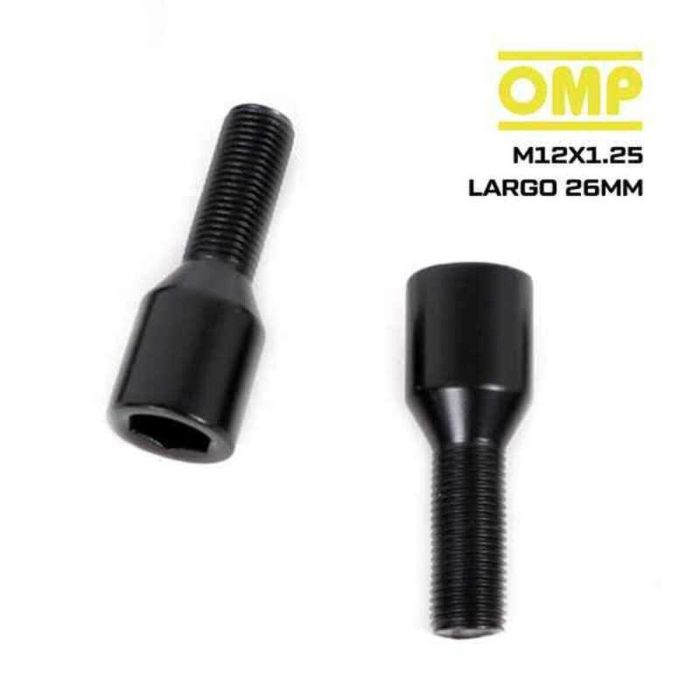 Kit de tornillos OMP OMPS09621201 M12 x 1,25 Negro 2 Kit de tornillos OMP OMPS09621201 M12 x 1,25 Negro 2