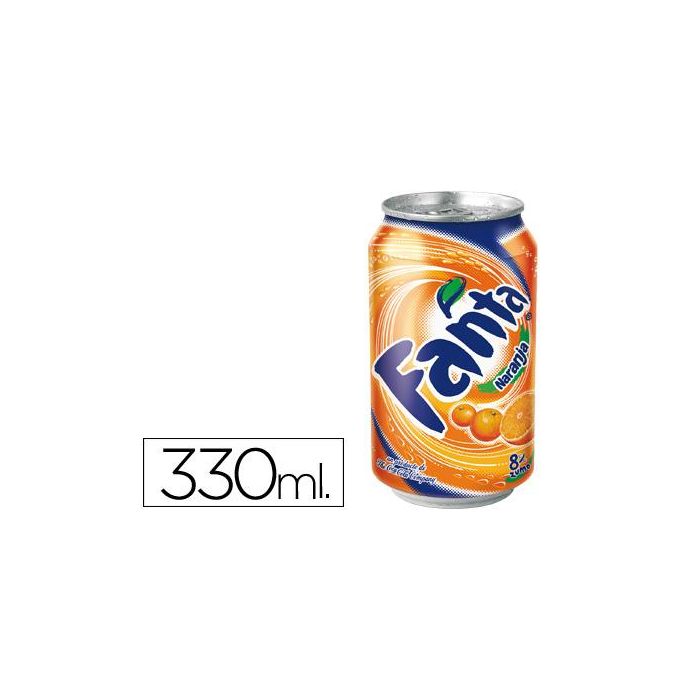 Refresco Fanta Naranja Lata 330 mL