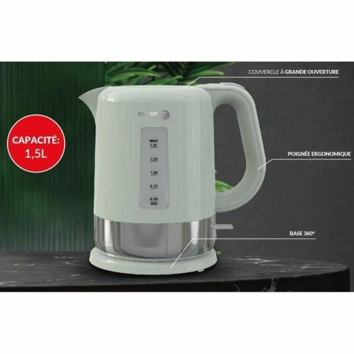 Fagor Hervidor FG5148, Hervidor Eléctrico con Capacidad de 1,5L 4