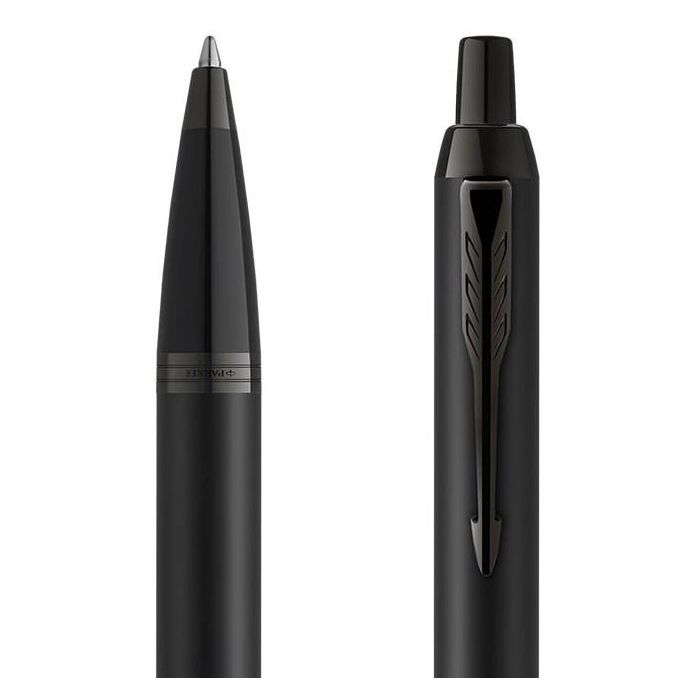 Parker IM Achromatic Bolígrafo Punta Retráctil Negro Azul 2127618 5