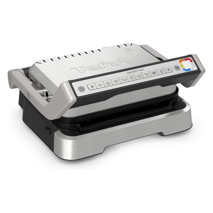 Tefal OptiGrill 4in1 GC774D10 Silver Parrilla Eléctrica Multifunción 9 Programas 2100W Acero Inoxidable 12