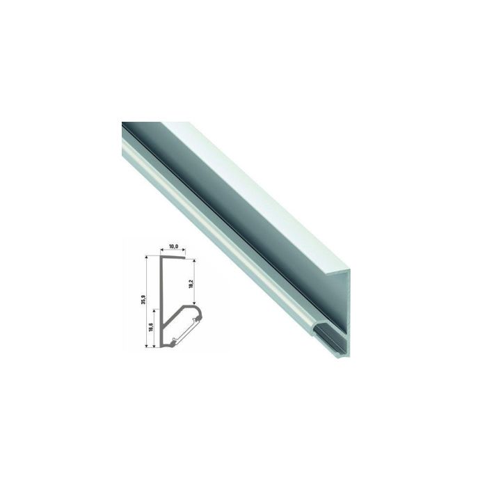 Perfíl Aluminio Tipo Q18 2,02M 0 Perfíl Aluminio Tipo Q18 2,02M 0