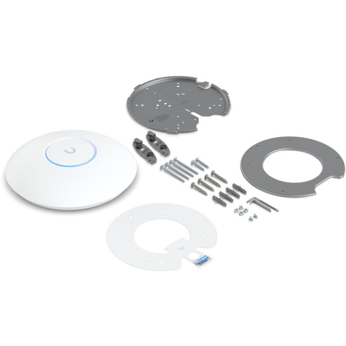 Ubiquiti U7 Pro Max Punto de Acceso Wi-Fi Tri-banda 6E 5700 Mbps, 2.5G Ethernet, PoE, Blanco 7