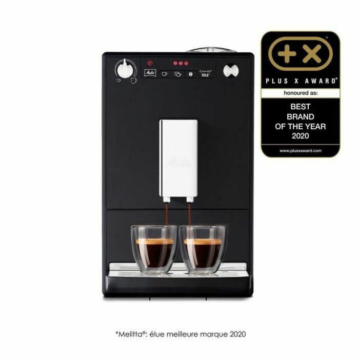 Melitta E950-101 Caffeo Solo Cafetera espresso automática con molinillo, café en grano, 1-2 tazas, limpieza automática, Negro 0 Melitta E950-101 Caffeo Solo Cafetera espresso automática con molinillo, café en grano, 1-2 tazas, limpieza automática, Negro 0