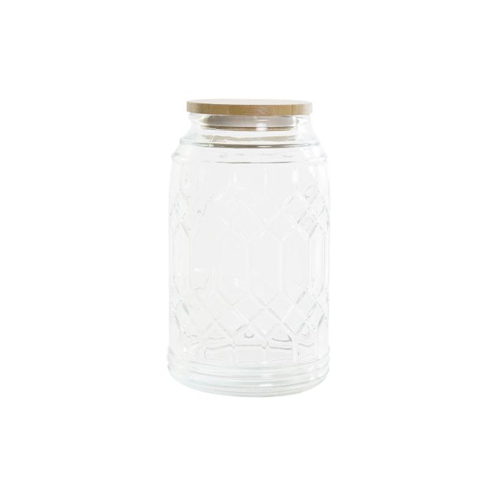 Bote Basicos DKD Home Decor Transparente Natural 13.6 x 23 x 13.6 cm (12 Unidades) Bote Basicos DKD Home Decor Transparente Natural 13.6 x 23 x 13.6 cm (12 Unidades)