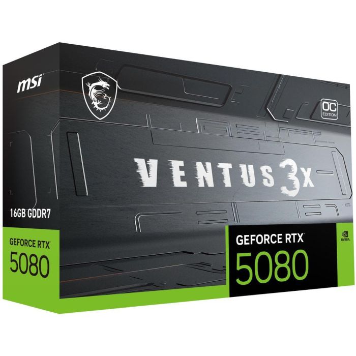 MSI VENTUS GEFORCE RTX 5080 16G 3X OC PLUS tarjeta gráfica NVIDIA 16 GB GDDR7 1 MSI VENTUS GEFORCE RTX 5080 16G 3X OC PLUS tarjeta gráfica NVIDIA 16 GB GDDR7 1