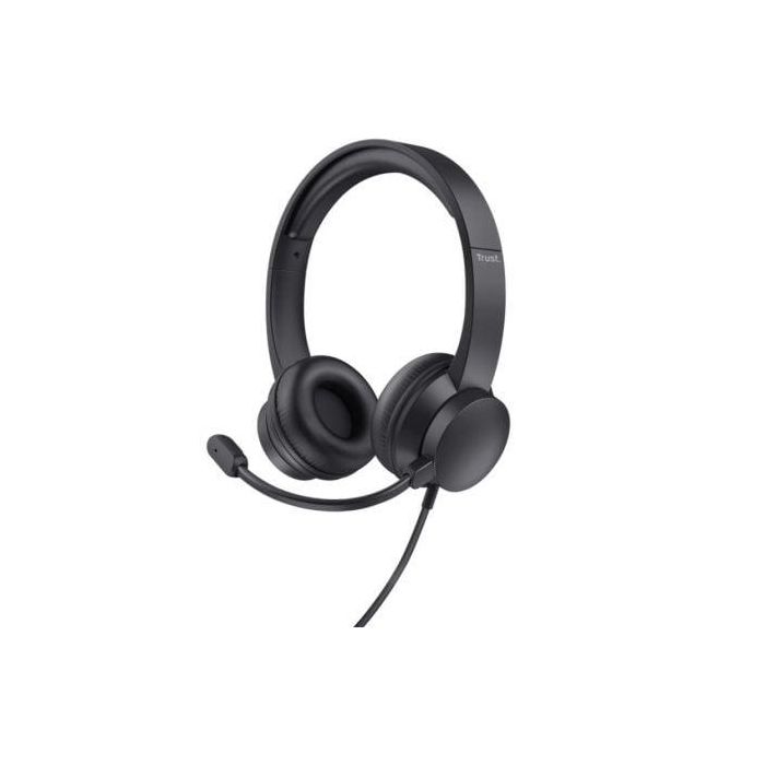 Trust Auriculares Hs-201 Estéreo Cable Usb Con Micrófono Flexible Ajustable Negro Trust Auriculares Hs-201 Estéreo Cable Usb Con Micrófono Flexible Ajustable Negro