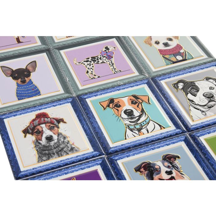 Posavasos Shabby DKD Home Decor Multicolor 10.8 x 0.7 x 10.8 cm (72 Unidades) 1 Posavasos Shabby DKD Home Decor Multicolor 10.8 x 0.7 x 10.8 cm (72 Unidades) 1