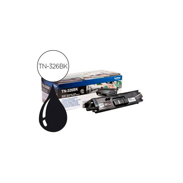 Toner Brother Tn-326Bk Hll8250Cdn - Hll8350Cdw Alta Capacidad Negro 4000 Pag