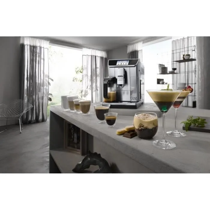 Delonghi ECAM650.85.MS PrimaDonna Elite Experience Cafetera Espresso Automática con Trituradora Conectada - Gris 2