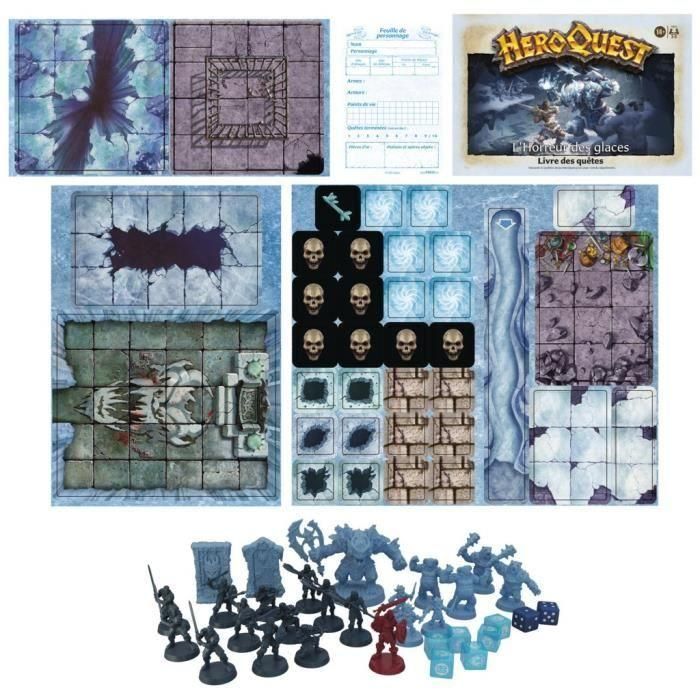Heroquest, Extension The Horror of Ice, de 14 años, Heroquest Game System requerido - Avalon Hill 3 Heroquest, Extension The Horror of Ice, de 14 años, Heroquest Game System requerido - Avalon Hill 3