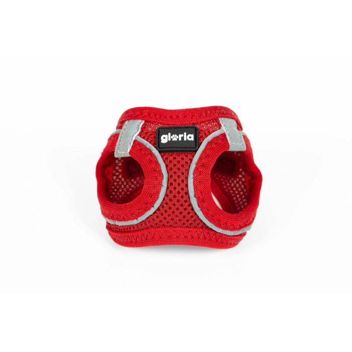 Gloria Arnés-Vestido Air Mesh Trek Star Transpirable Ligero Refrescante Reflectante Rojo XXXS - Cuello 18-20cm Pecho 24.5-26cm 3