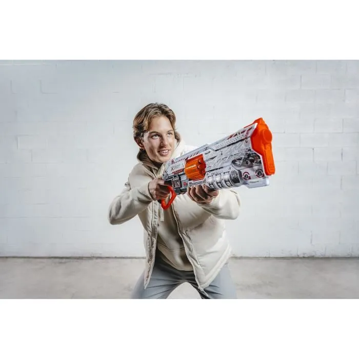Zuru XSHOT Skins Lock Gun Blaster con Combinación de Bloqueo y Cañón Giratorio con 8 Dardos 3