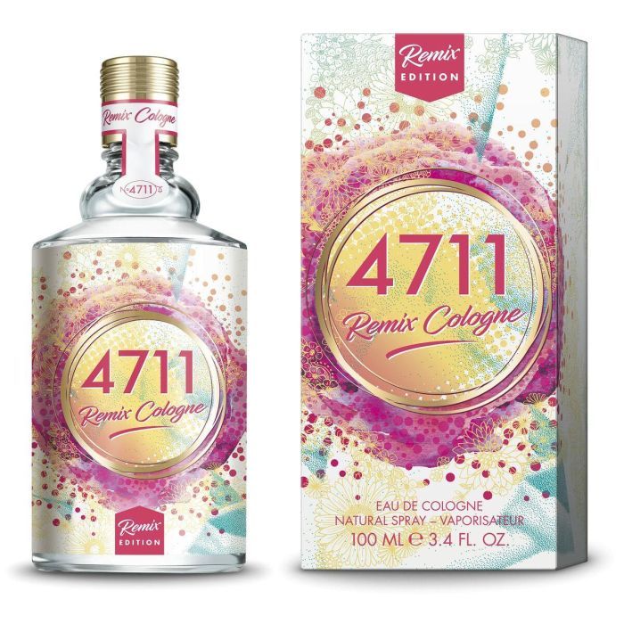 4711 REMIX FESTIVAL VIBES Eau de Cologne Vaporizador Unisex Fresca y Afrutada con Flores de Naranja, Neroli, Aromática Cítrica 100 ml