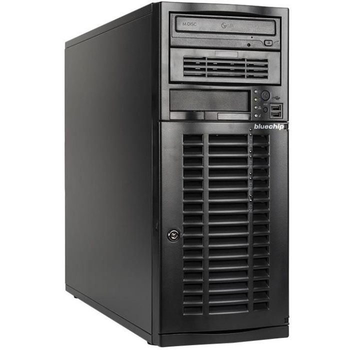 Server bluechip SERVERline T40317s Tower, Xeon 4410Y 32 GB DDR5, 2 x 960 GB SSD, 2 x RJ45 (10 Gb/s) 1