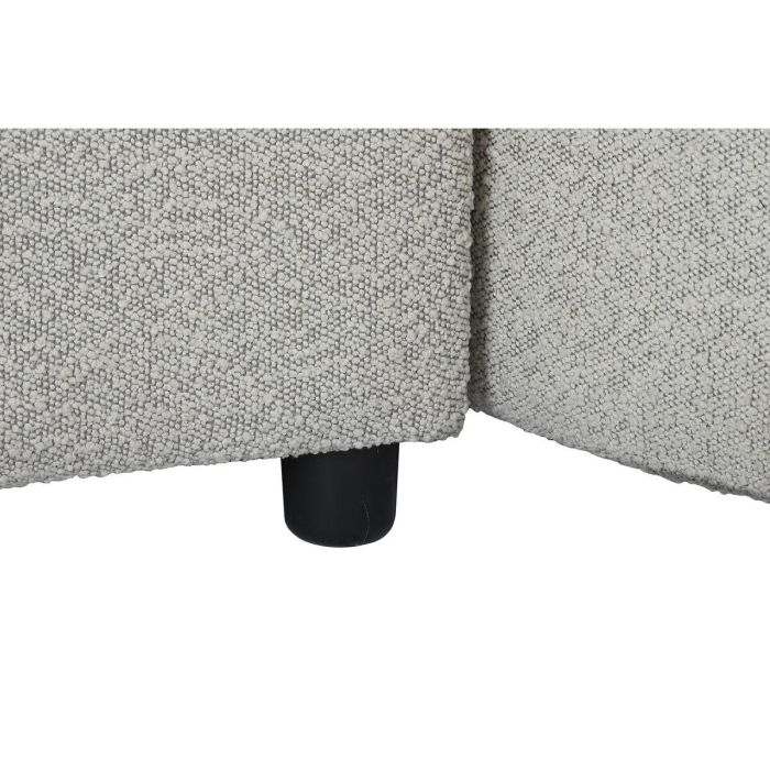 DKD Home Decor Sofá Moderno Modular de Poliéster y Madera, Blanco Roto 250x241x66 cm, Asiento 40 cm 6