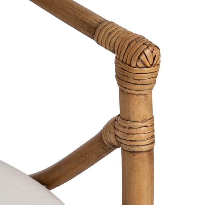 Sillón Natural Ratán Decoración 62 X 55 X 83 cm