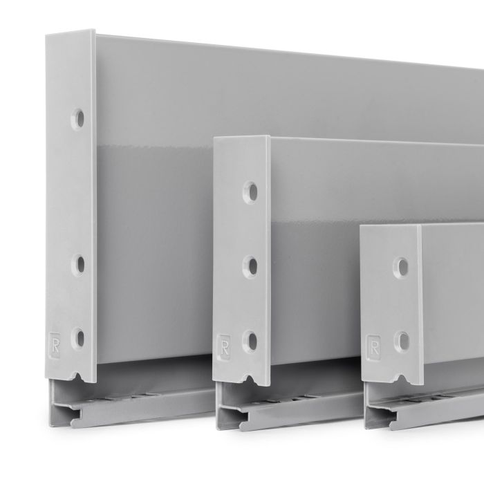 Emuca Cajón exterior Vertex 40kg de altura 93mm, profundidad 350mm, Acero, Pintado gris 2