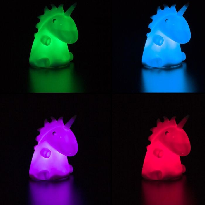 Lámpara Unicornio Multicolor LEDicorn InnovaGoods 3 Lámpara Unicornio Multicolor LEDicorn InnovaGoods 3
