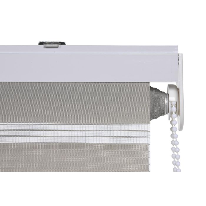 DKD Home Decor Estor Básico Gris Poliéster y PVC Día-Noche 190 x 160 cm 3 DKD Home Decor Estor Básico Gris Poliéster y PVC Día-Noche 190 x 160 cm 3