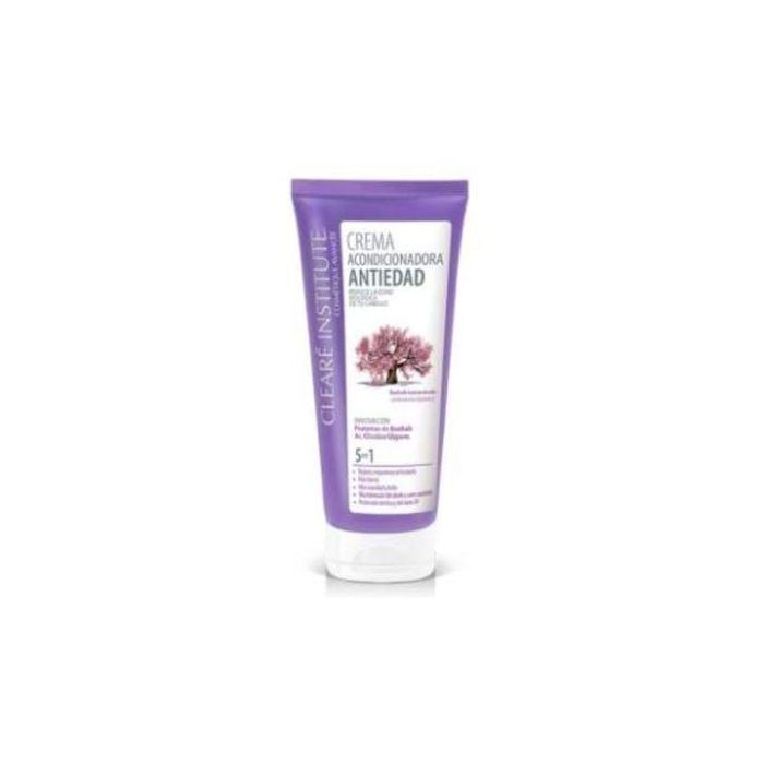 Clearé Institute Crema Acondicionadora Anti-edad 5 en 1 con Proteínas de Baobab y Ácido Glicólico - Repara, Brillo, Volumen, 200 ml