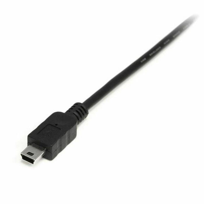 Cable USB A a USB B Startech USB2HABM1M Negro 2