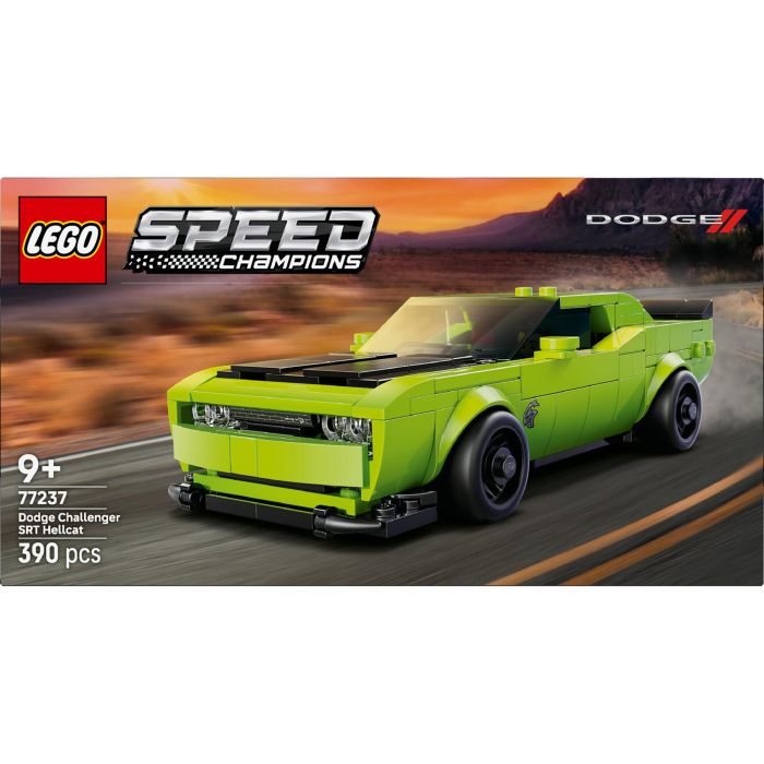 Lego Speed Champions Coche Deportivo Dodge Challenger SRT Hellcat - Kit de Construcción Réplica Detallada para Niños +9 Años 12