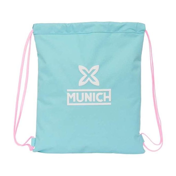Bolsa Mochila con Cuerdas Munich Heaven Azul cielo 35 x 40 x 1 cm