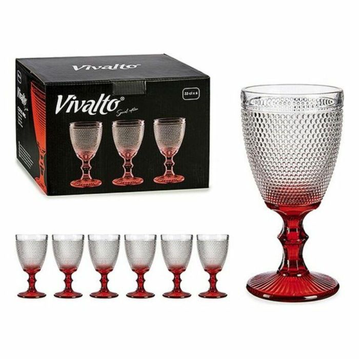 Copa de vino Vivalto PR16809B/BHA6 PR16809B/BHA6 330 ml 33 cl (6 Unidades) 1
