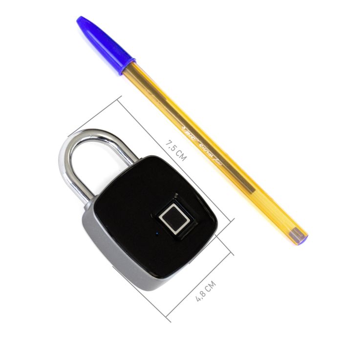 Phoenix technologies Candado Inteligente con Huella Dactilar, Alta Seguridad, IP65 Resistente al Agua 0 Phoenix technologies Candado Inteligente con Huella Dactilar, Alta Seguridad, IP65 Resistente al Agua 0