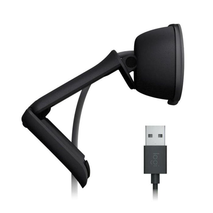 Logitech Brio 105 Business Webcam 1080p con Obturador de Privacidad, Micrófono y Plug-and-Play. Ideal para Empresas, compatible con Windows, macOS, Google Meet. 24