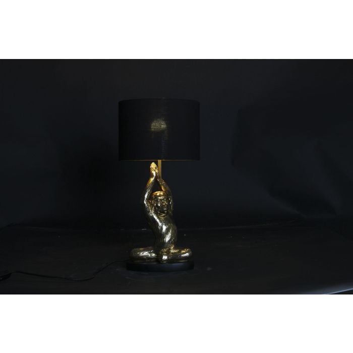 Lampara Sobremesa Colonial DKD Home Decor Dorado Negro 25 x 49 x 25 cm 1 Lampara Sobremesa Colonial DKD Home Decor Dorado Negro 25 x 49 x 25 cm 1