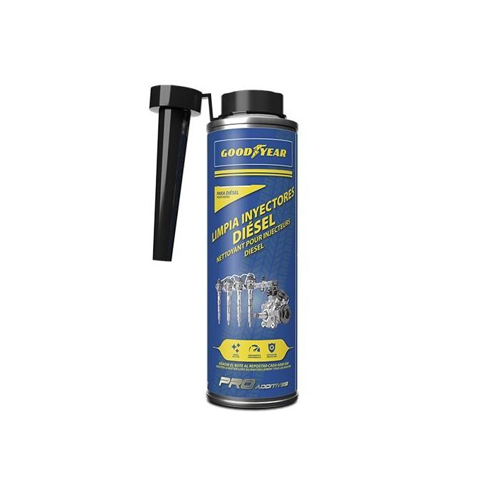 Goodyear GODA0004 Limpia Inyectores Diésel Pro-Additives. Aditivo de Combustible 300ml. Limpia depósitos, mejora rendimiento y potencia del motor. Goodyear GODA0004 Limpia Inyectores Diésel Pro-Additives. Aditivo de Combustible 300ml. Limpia depósitos, mejora rendimiento y potencia del motor.