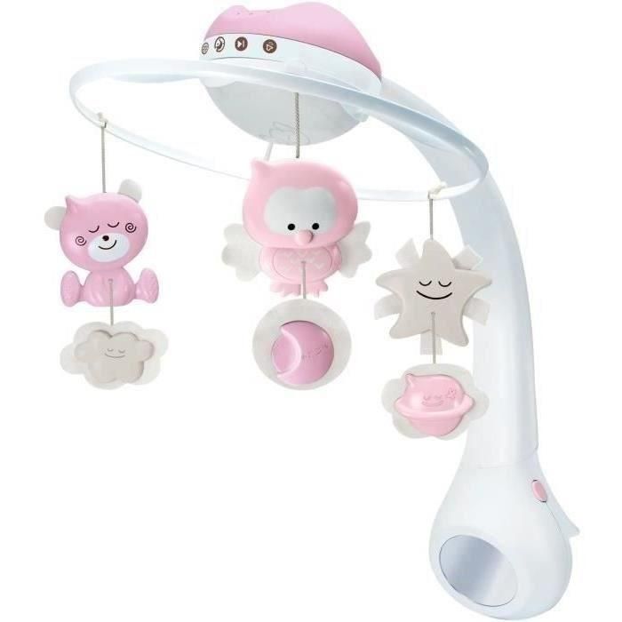 Infantino INF1695997158526 Móvil Musical y Proyector para Bebé Dulce Noche 3 en 1 Rosa 0 Infantino INF1695997158526 Móvil Musical y Proyector para Bebé Dulce Noche 3 en 1 Rosa 0