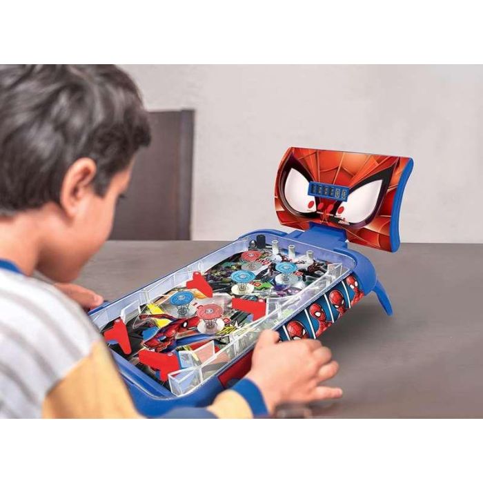 Lexibook Pinball Electrónico Spiderman JG610SP Juguete para Niños +5 Años con Luces y Sonidos 6